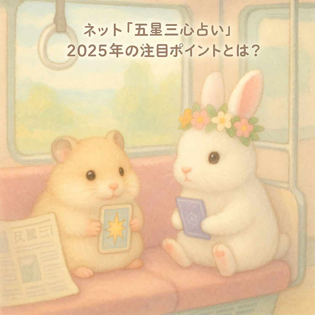 ネットで話題「五星三心占い」2025年の注目ポイントとは？