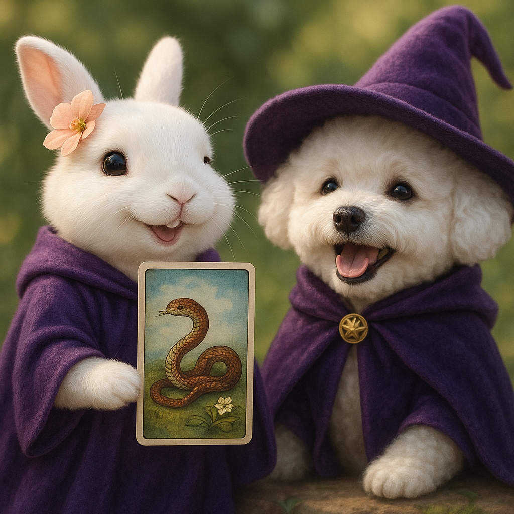 ルノルマンカードの「蛇」から読み解く注意点