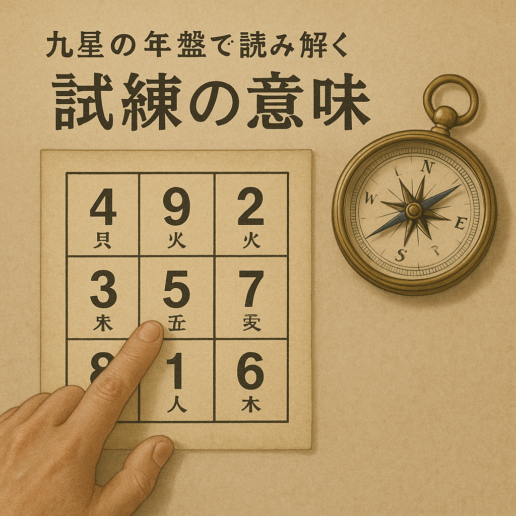 九星の年盤で読み解く“試練の意味”