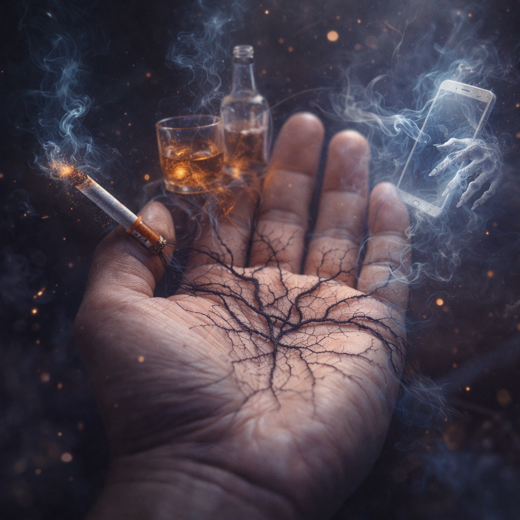 手相の乱れ線でわかる「やめるべき習慣」