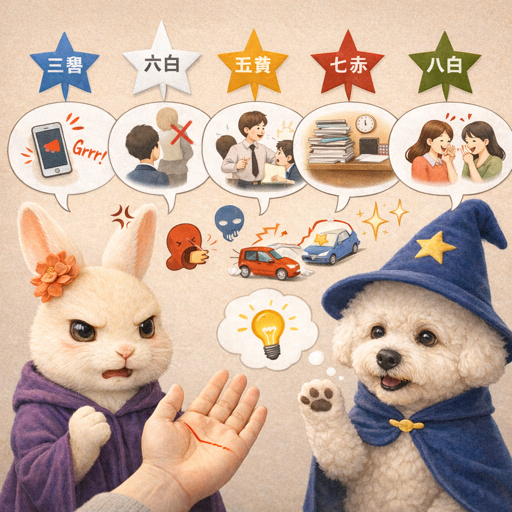 九星別「怒りが出やすいポイント」と対処法