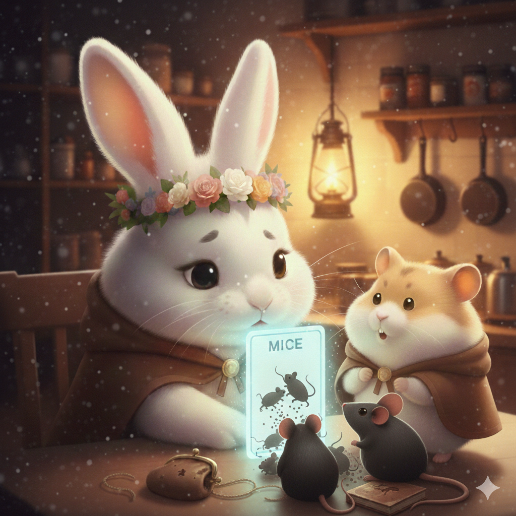 ルノルマンカード「ネズミ」が出たときの