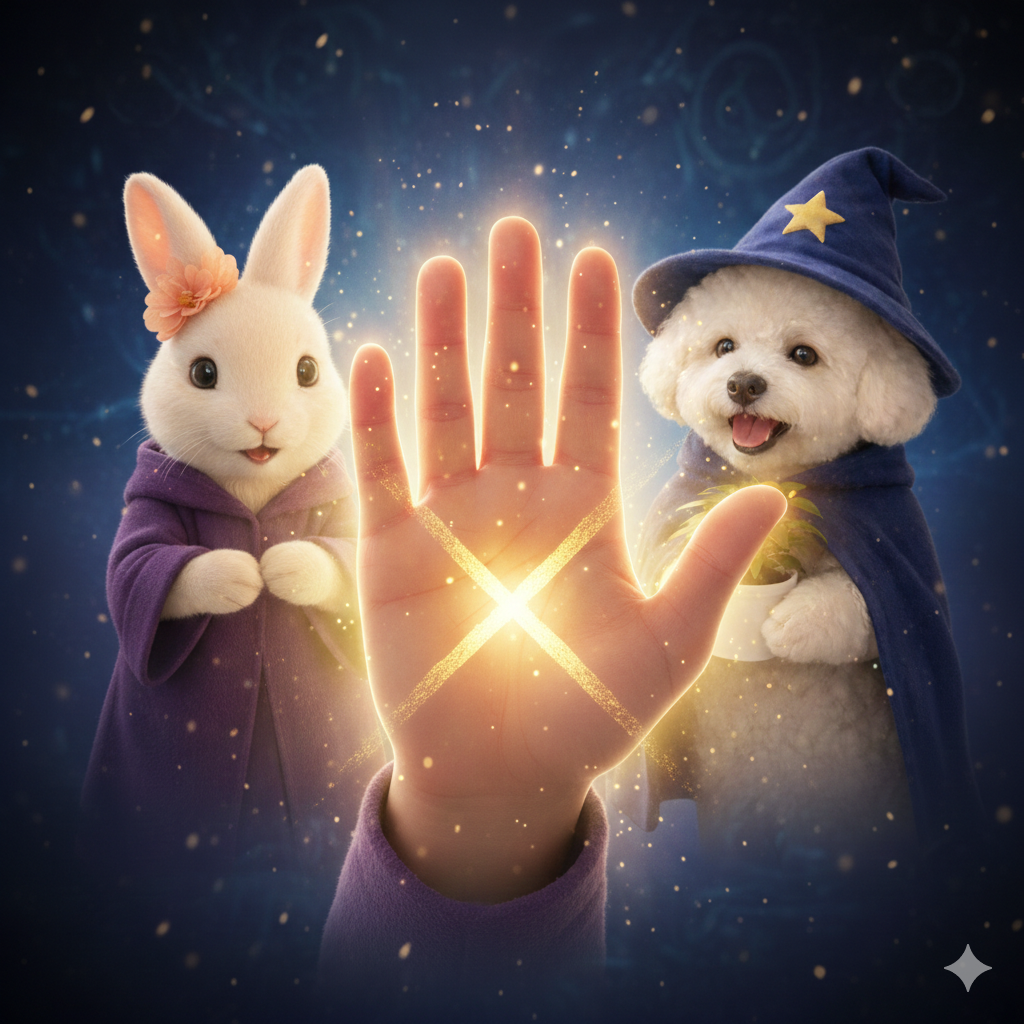 手相の「神秘十字」が示す“守られる瞬間”の見極め方