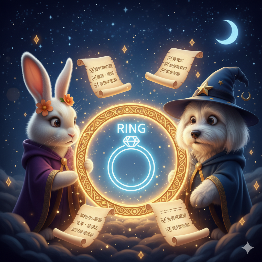 ルノルマンカード「指輪」が出たとき｜約束・契約で注意する点（チェックリスト付）