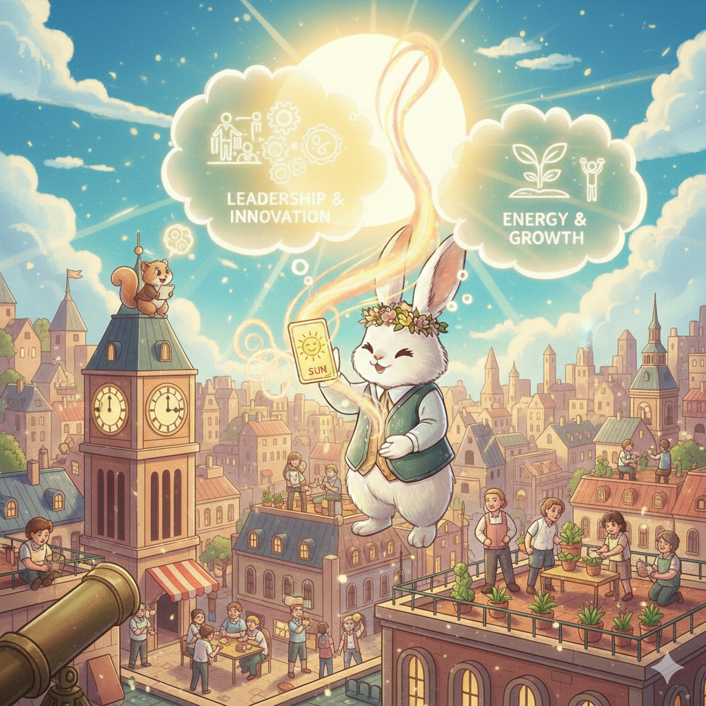 ルノルマンカード「太陽」が出た日の行動力の使いどころ