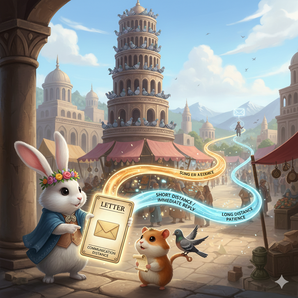 ルノルマンカード「手紙」が出たときの連絡・返事の最適距離