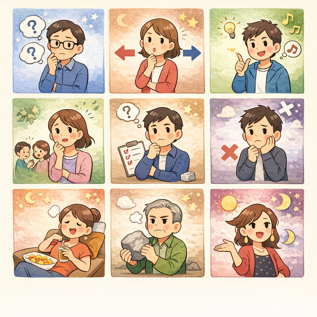 九星別「決断を先延ばしにしやすい理由」