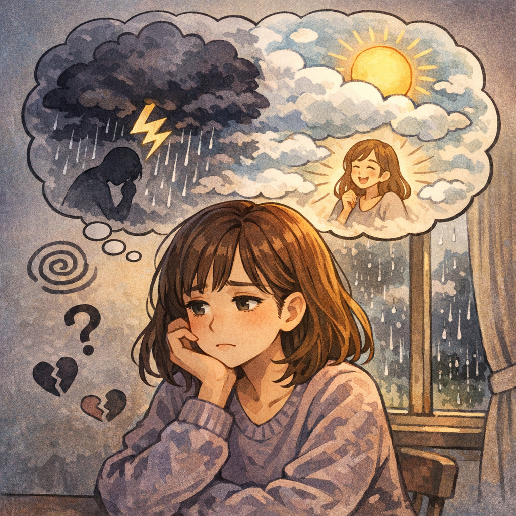 ルノルマンカード「雲」が続けて出るときに起きている内面の変化