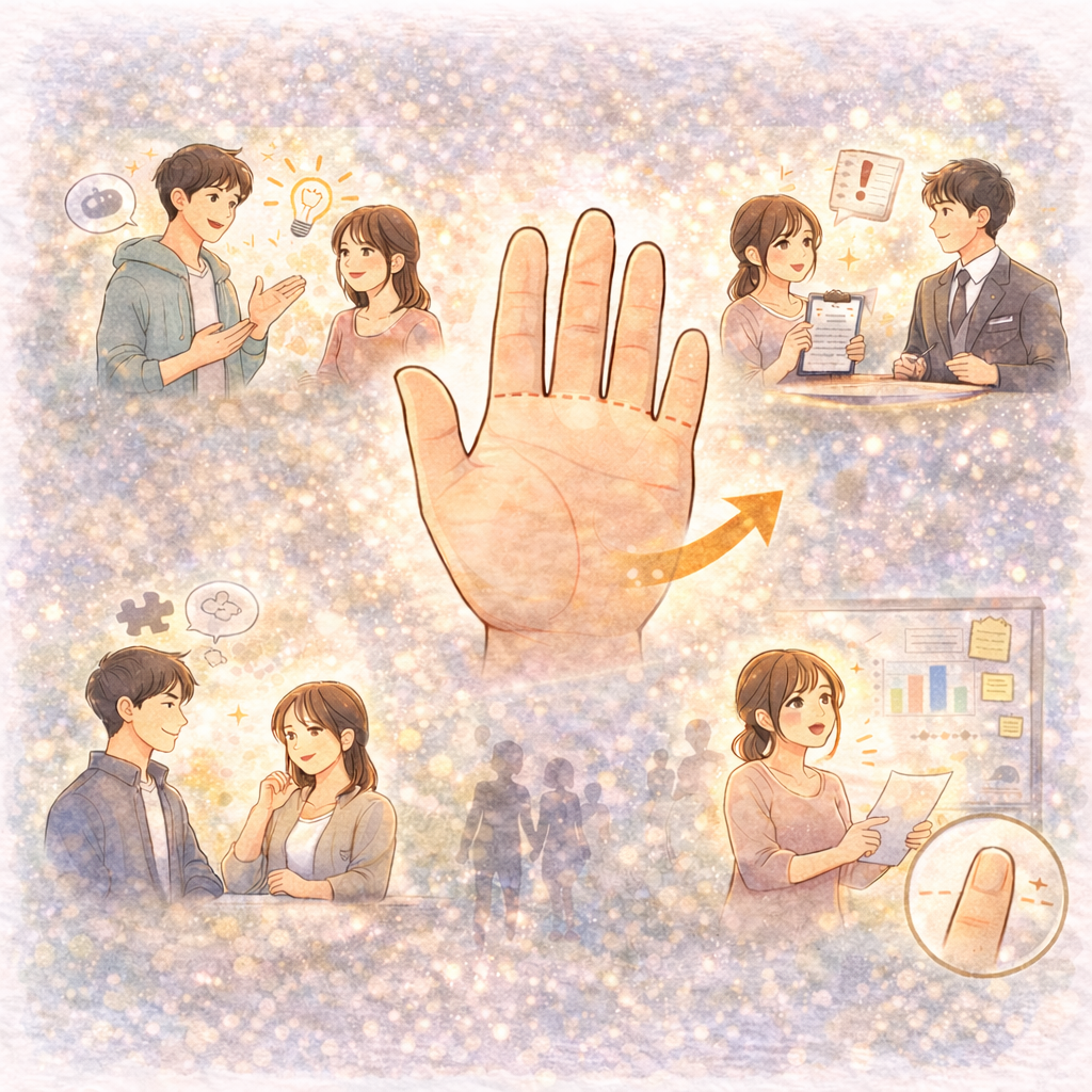 手相でわかる「小指が短めな人」の伝え方の工夫